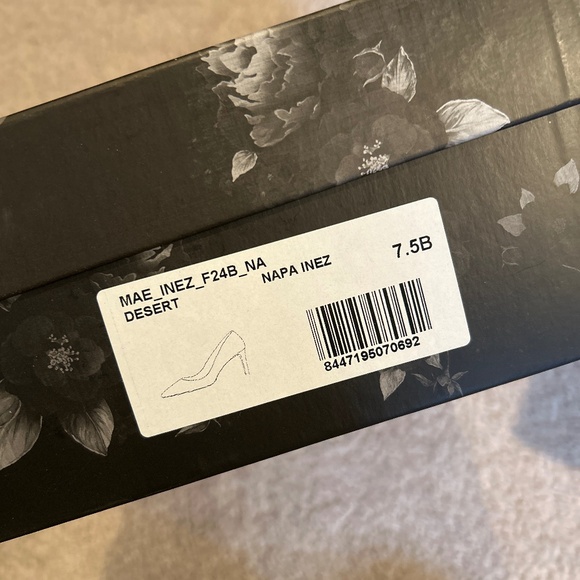 Inez Lola: Almond Nappa Size 7.57.5 / Standard - Picture 4 of 11